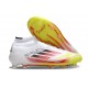 Fotbollsskor Adidas F50 Elite Mid FG Vit Röd Gul