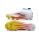 Fotbollsskor Adidas F50 Elite Mid FG Vit Röd Gul