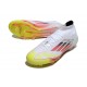 Fotbollsskor Adidas F50 Elite Mid FG Vit Röd Gul
