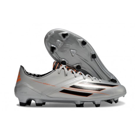 Adidas F50 Elite FG Herrar Argento Nero