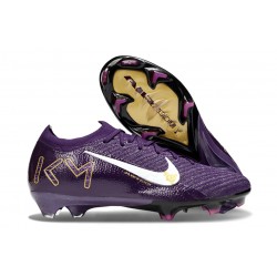 Nike Air Zoom Mercurial Vapor 16 Elite FG MBAPPE Lila Vit