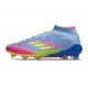 Fotbollsskor Adidas F50 Elite Mid FG Blå Gul Rosa