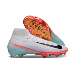 Nike Zoom Mercurial Superfly X Elite FG Vit Svart Orange