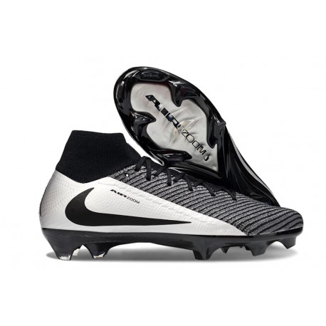 Nike Zoom Mercurial Superfly X Elite FG Svart Silver