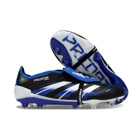 Adidas Predator Elite Fold-over Tongue FG Svart Blå Vit