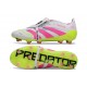 Adidas Predator Elite Fold-over Tongue FG Vit Rosa Gul