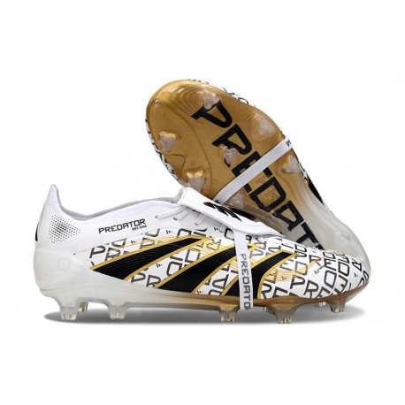 Adidas Predator Elite FT 2025 FG Vit Svart Guld