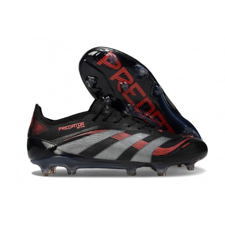 Fotbollsskor adidas Predator Elite FG Svart Grå Röd 