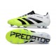 Fotbollsskor adidas Predator Elite FG Vit Svart Gul