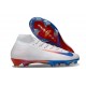 Nike Air Zoom Mercurial Superfly 10 Elite FG Vit Blå Röd