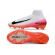 Nike Air Zoom Mercurial Superfly 10 Elite FG Vit Svart Röd