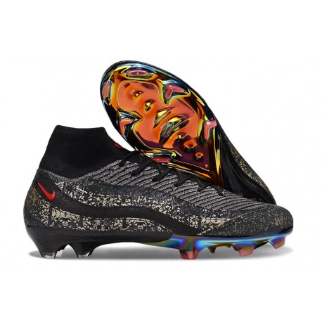 Nike Air Zoom Mercurial Superfly 10 Elite FG AM95 Svart