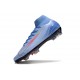 Nike Air Zoom Mercurial Superfly 10 Elite FG Blå Röd