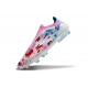 Adidas F50 Elite Snörlös FG Vit Rosa Blå
